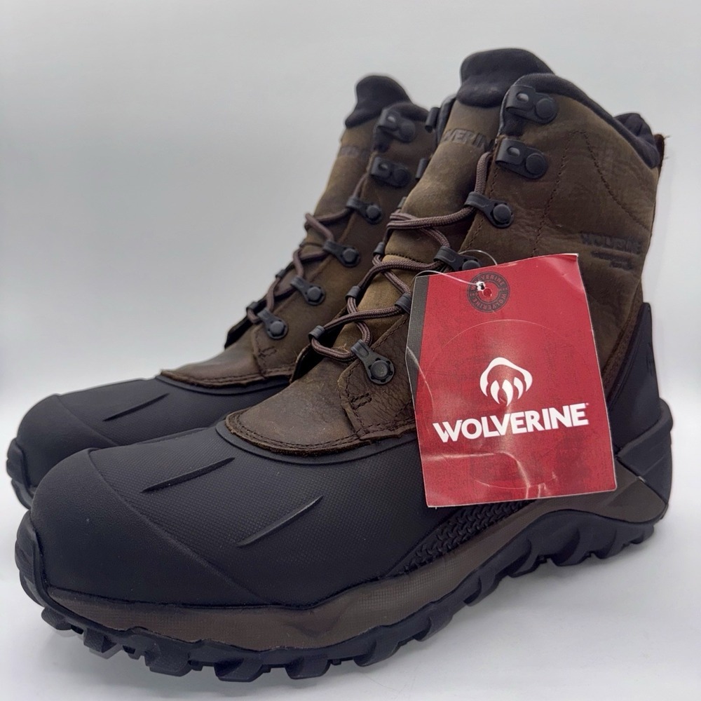 Wolverine Frost Waterproof Boots Men's Size 10 Brown Leather